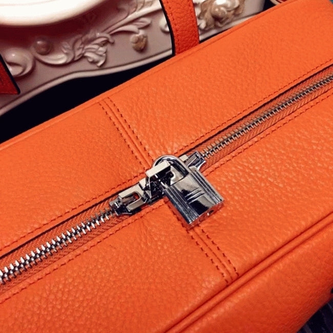 Boutique Quality || Orange Hermes Victoria II 35cm Bag