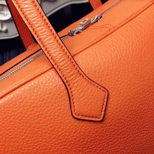Boutique Quality || Orange Hermes Victoria II 35cm Bag