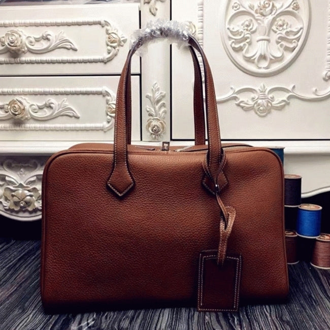 Boutique Quality || Brown AAA Hermes Victoria II 35cm Bag
