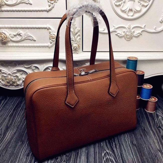 Boutique Quality || Brown AAA Hermes Victoria II 35cm Bag