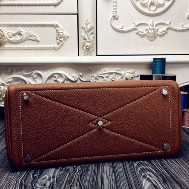 Boutique Quality || Brown AAA Hermes Victoria II 35cm Bag