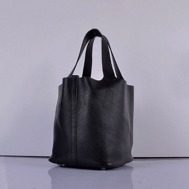 Boutique Quality || Black knockoff Hermes Picotin Lock handbag