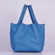 Boutique Quality || Blue Hermes Picotin Lock handbag