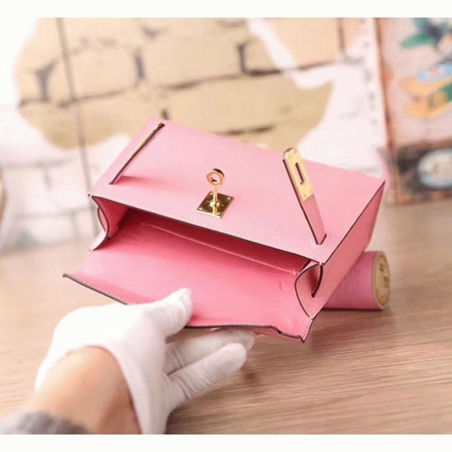 Boutique Quality || Pink Epsom Hermes Kelly 20cm Bag