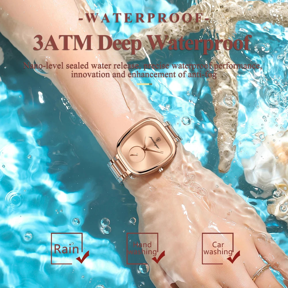 Stainless Steel Waterproof Quartz Watch