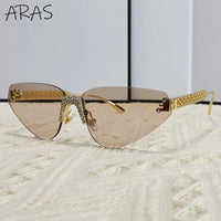 Thumbnail for Cat Eye Rimless Sunglass