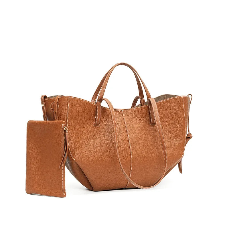 Cowhide high-end feeling bag