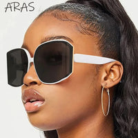 Thumbnail for Oversized Curved Sunglass
