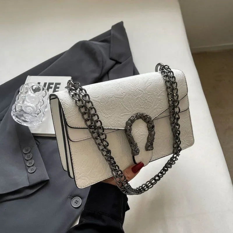 Crocodile Skin Snakehead Bag