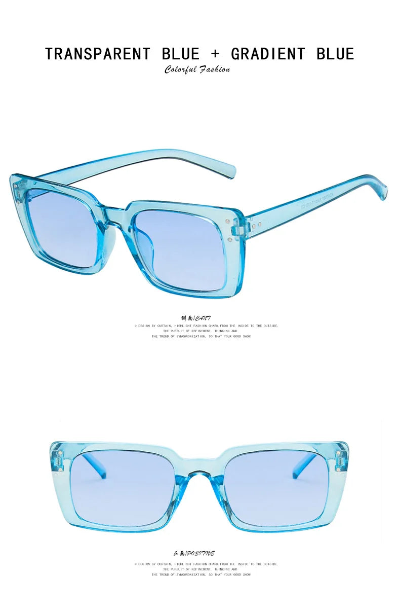 Rectangle Retro Sunglass