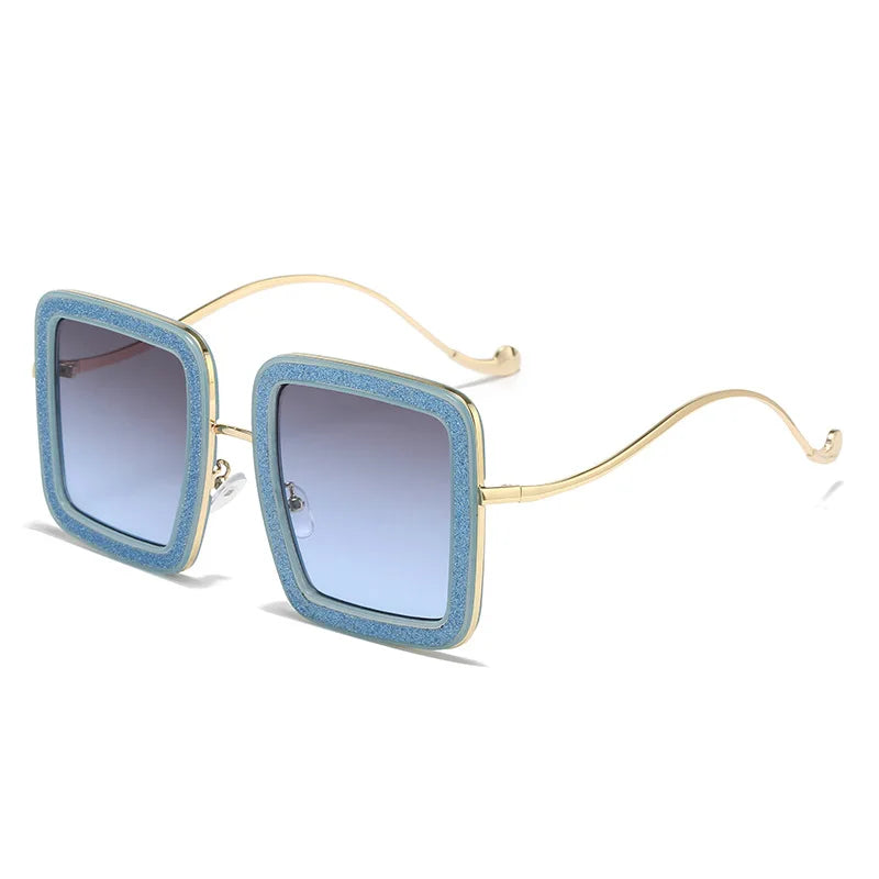 Newest Luxury Diamond Square Sunglass