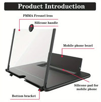 Thumbnail for 10/12 inch movie magnifying folding 3D HD video stand