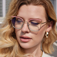 Thumbnail for Retro Cat Eye Anti Blue Light Glass