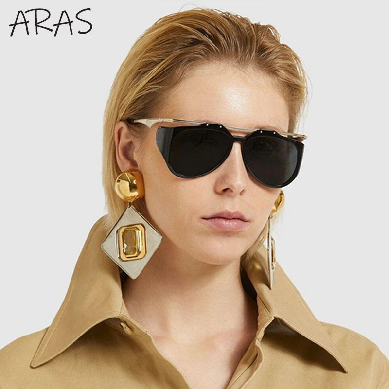 Y2K Punk Round Sunglass