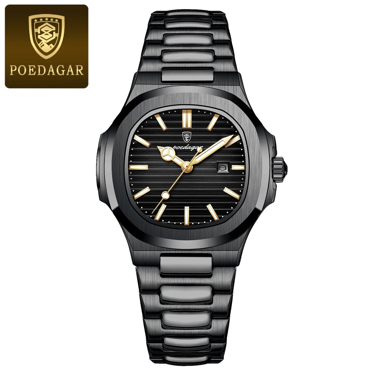 Waterproof Luminous Stainless Steel Watch