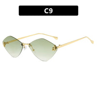 Thumbnail for Trendy Rimless Diamond-shaped Sunglass