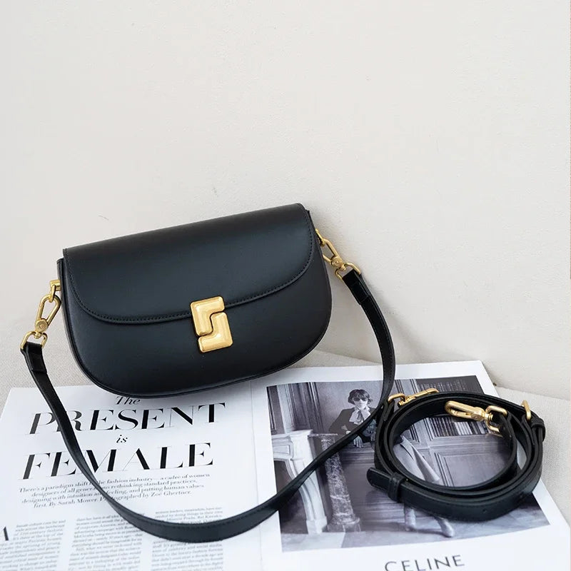 Genuine Leather Crossbody Bag