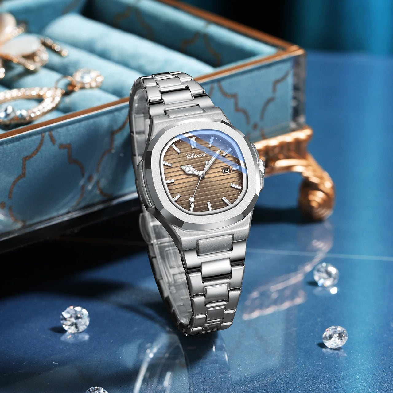 Quartz Wristwatch Feminino