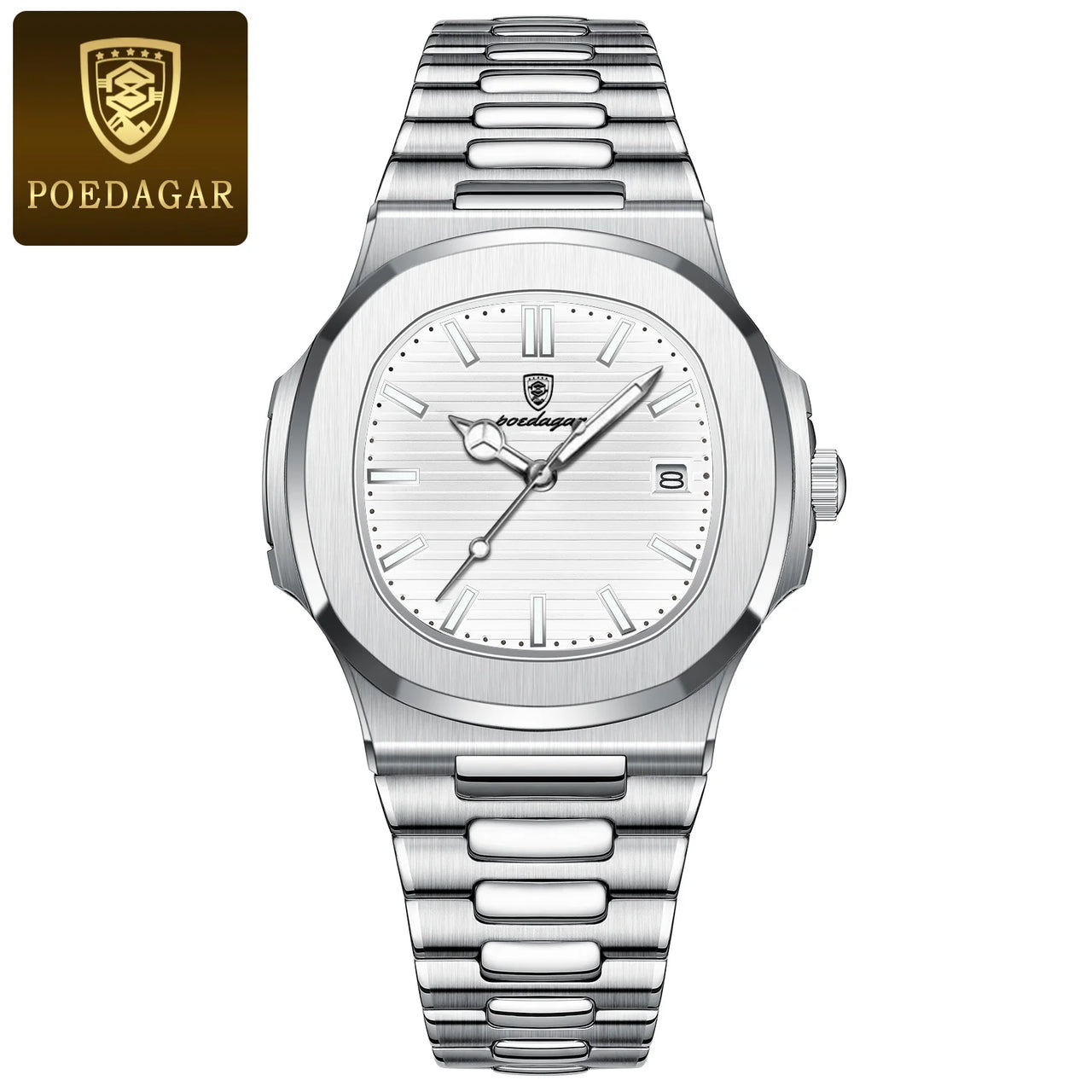 Waterproof Luminous Stainless Steel Watch