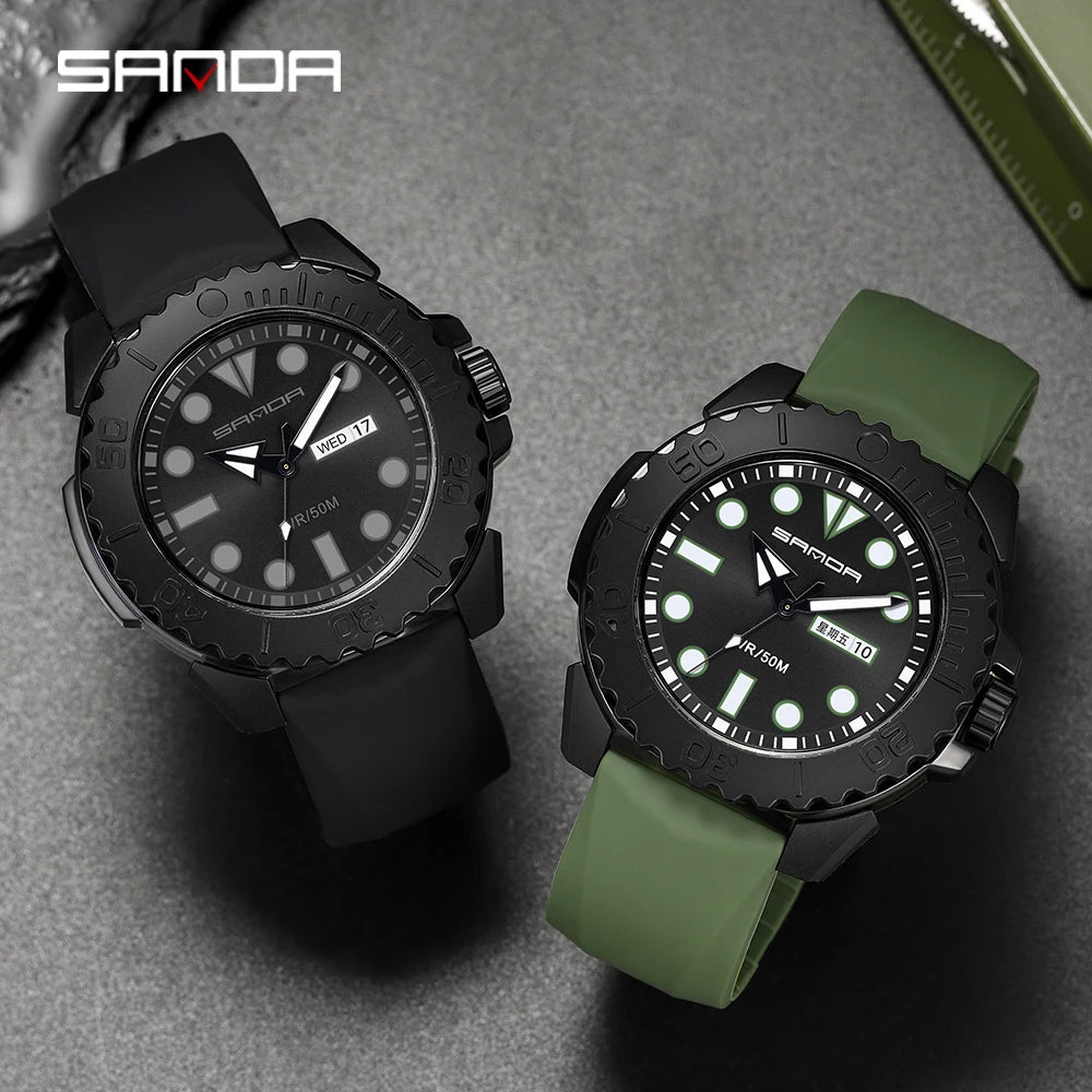 Movement Waterproof Wristwatch