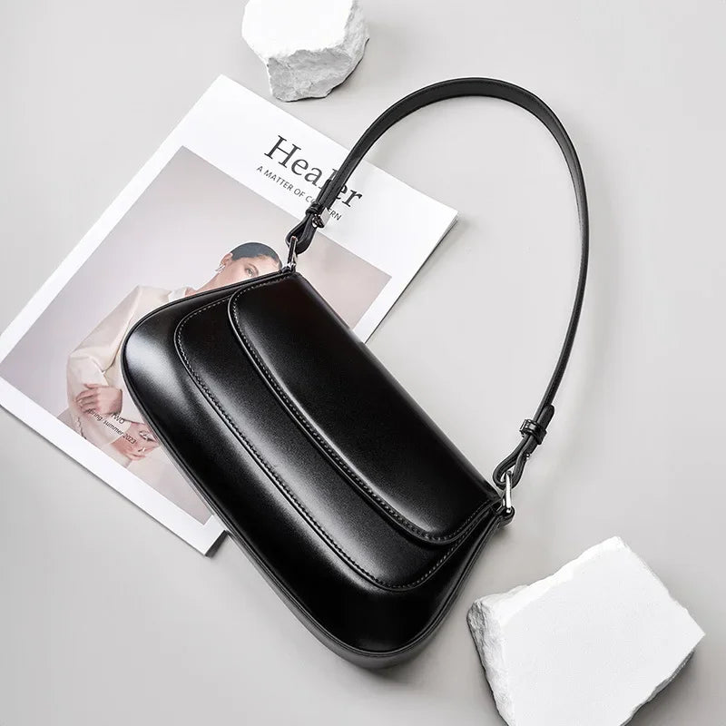Cowhide Genuine Leather Handbag