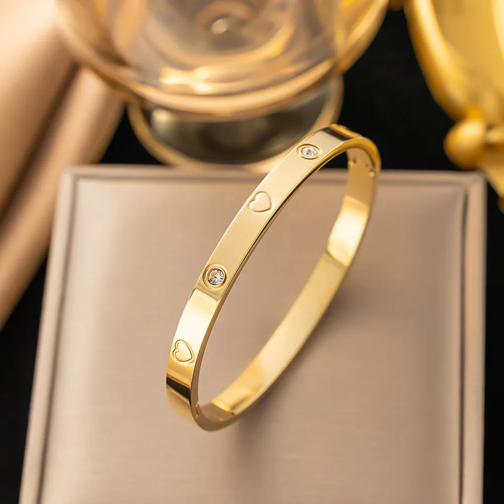 Unisex Minimalist Stainless Steel Bracelet