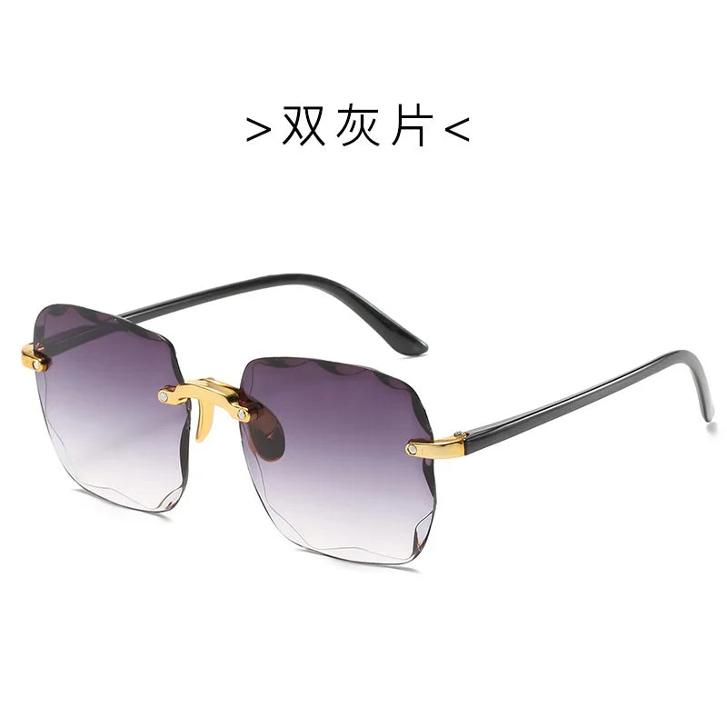 Square Rimless Sunglass