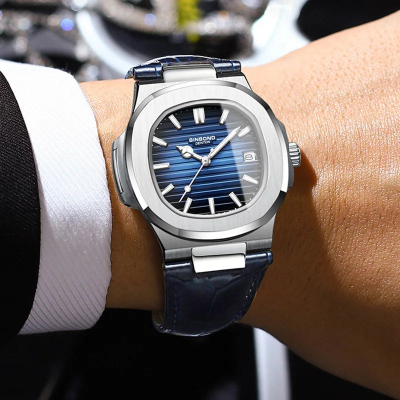 Leather Strap Waterproof Luminous