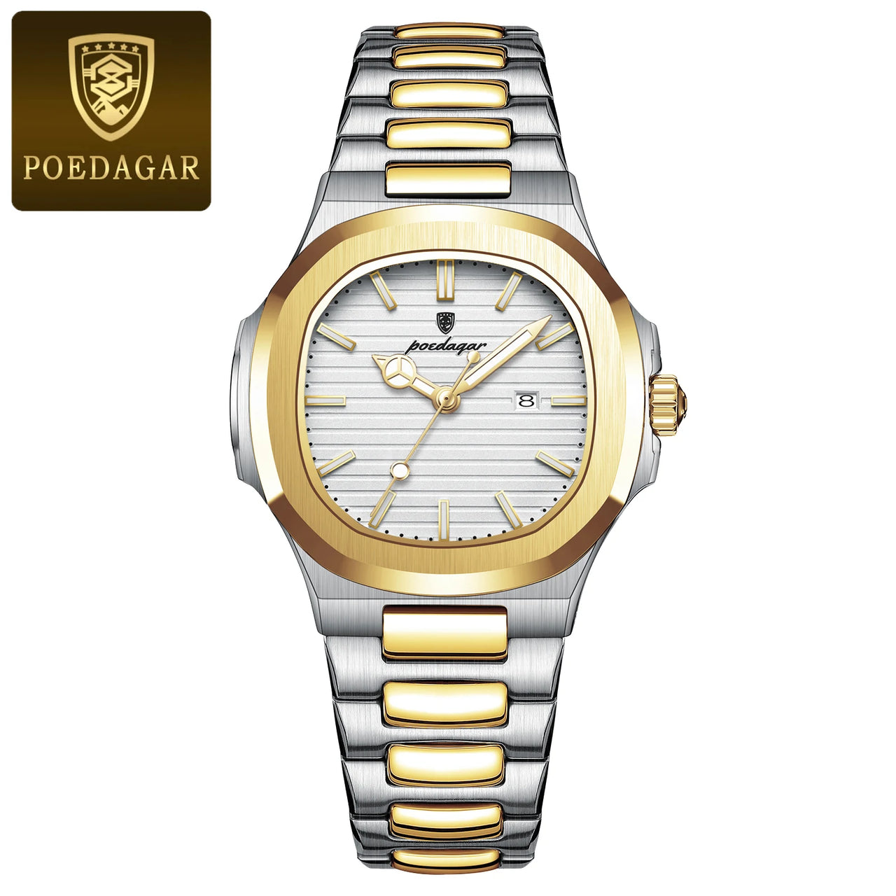 Waterproof Luminous Stainless Steel Watch