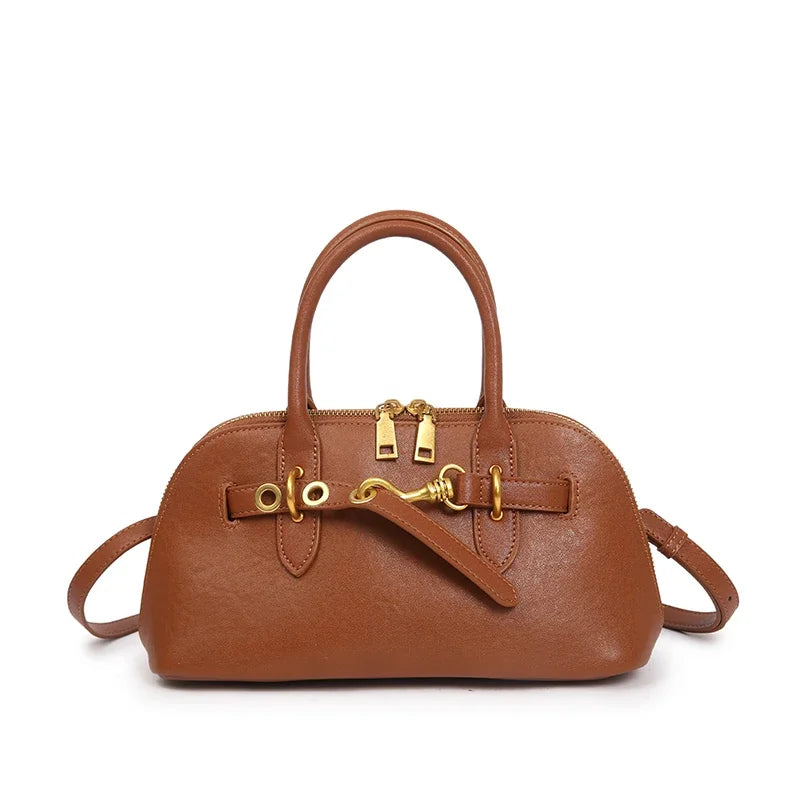 Cowhide Genuine Leather Crossbody Bag