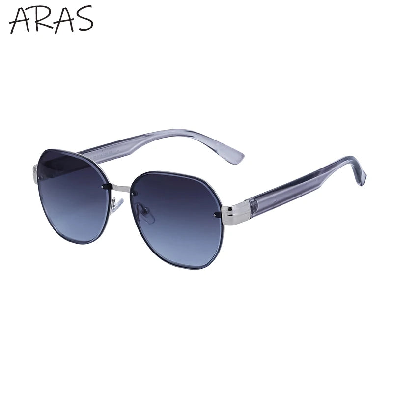 Oversized Rimless Square Sunglass