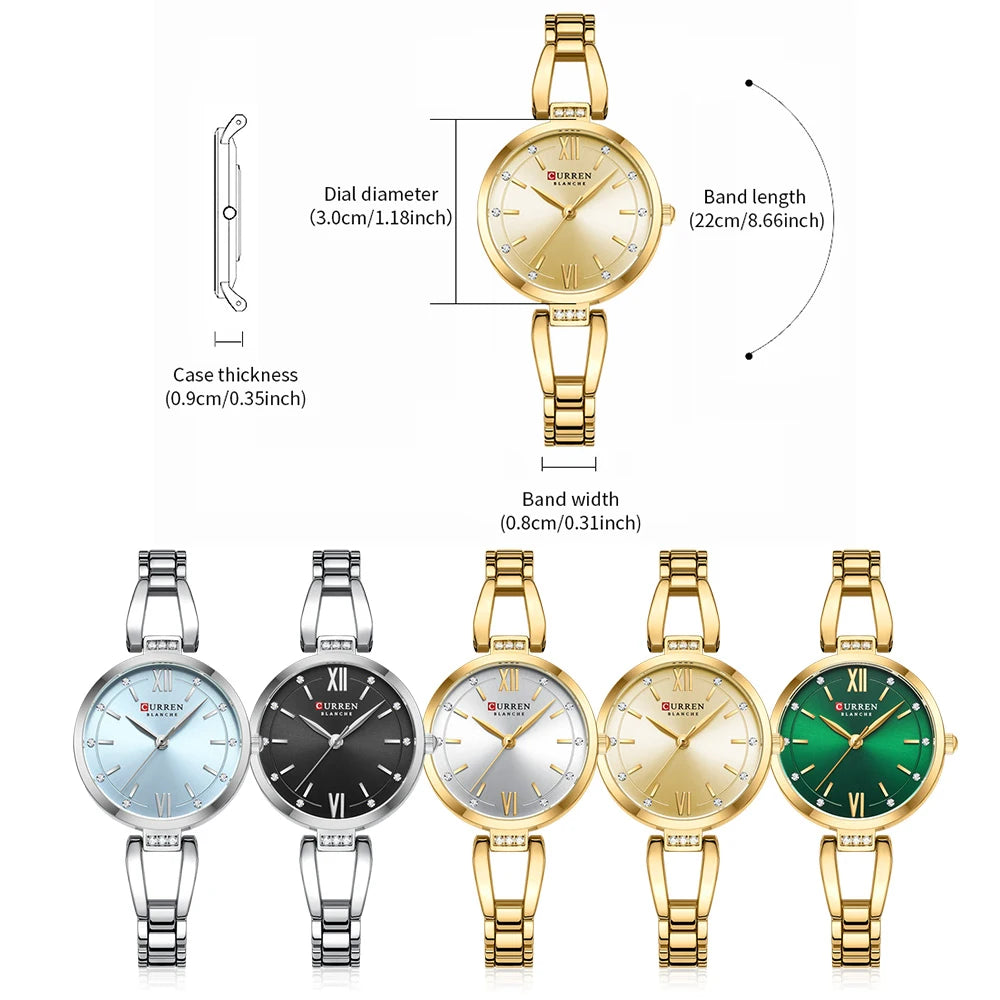 Rhinestones Stainless Steel watch