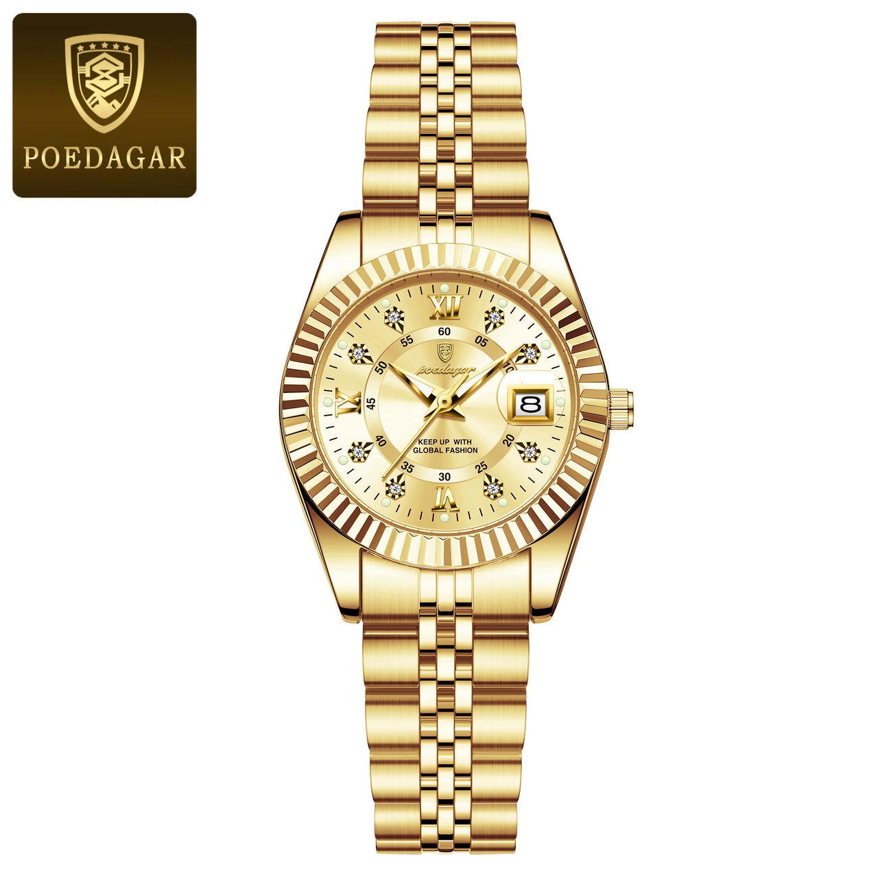 Luminous Date Watch Stainless
