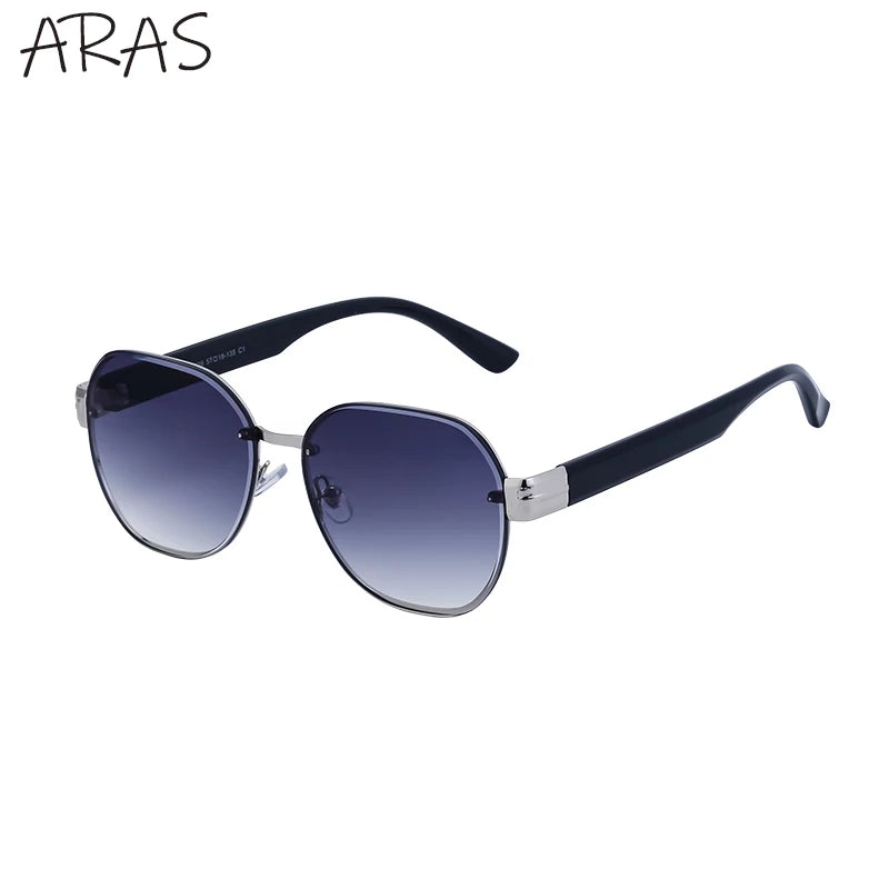Oversized Rimless Square Sunglass