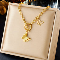 Thumbnail for Stainless Steel Gold Color Water Drops Pendant