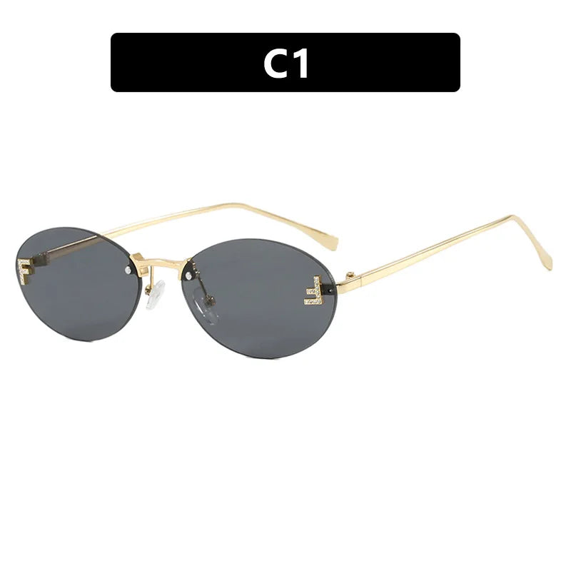 Luxury Rimless Sunglass