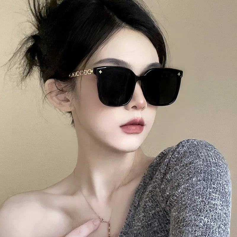 Luxury Large Frame Sunglasses UV400