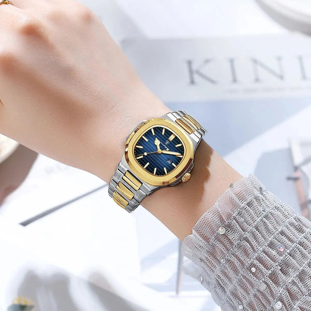 Waterproof Luminous Stainless Steel Watch