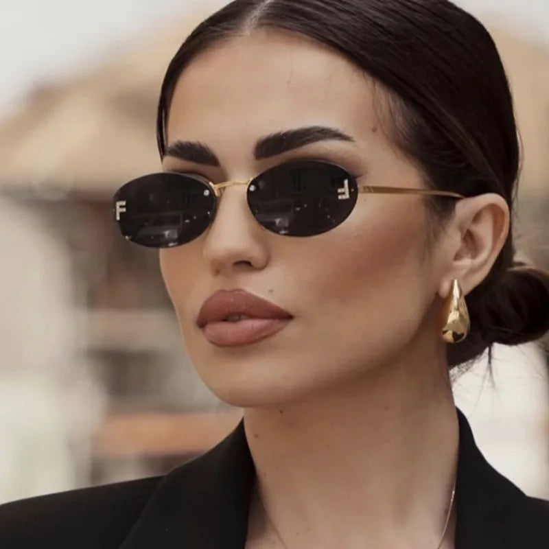 Luxury Rimless Sunglass