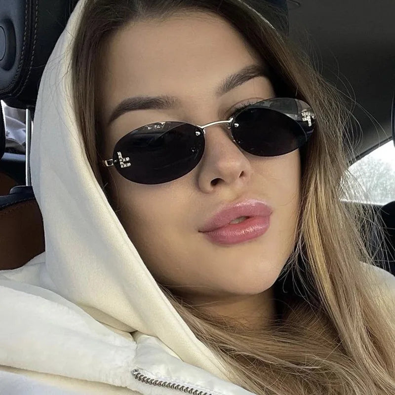 Luxury Rimless Sunglass