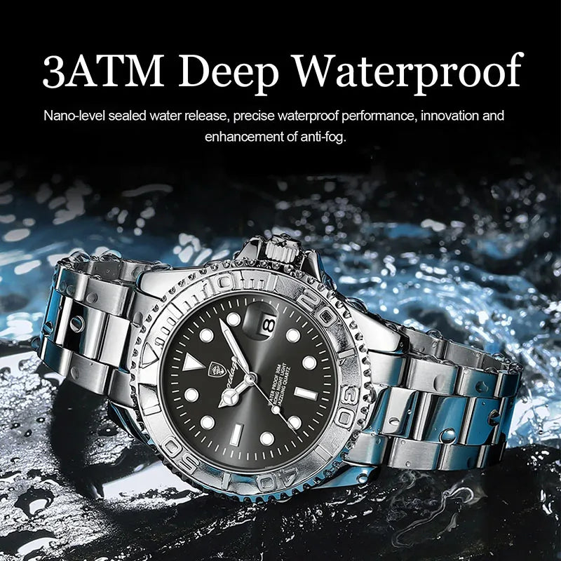 Luxury Stainless Steel Business Watch