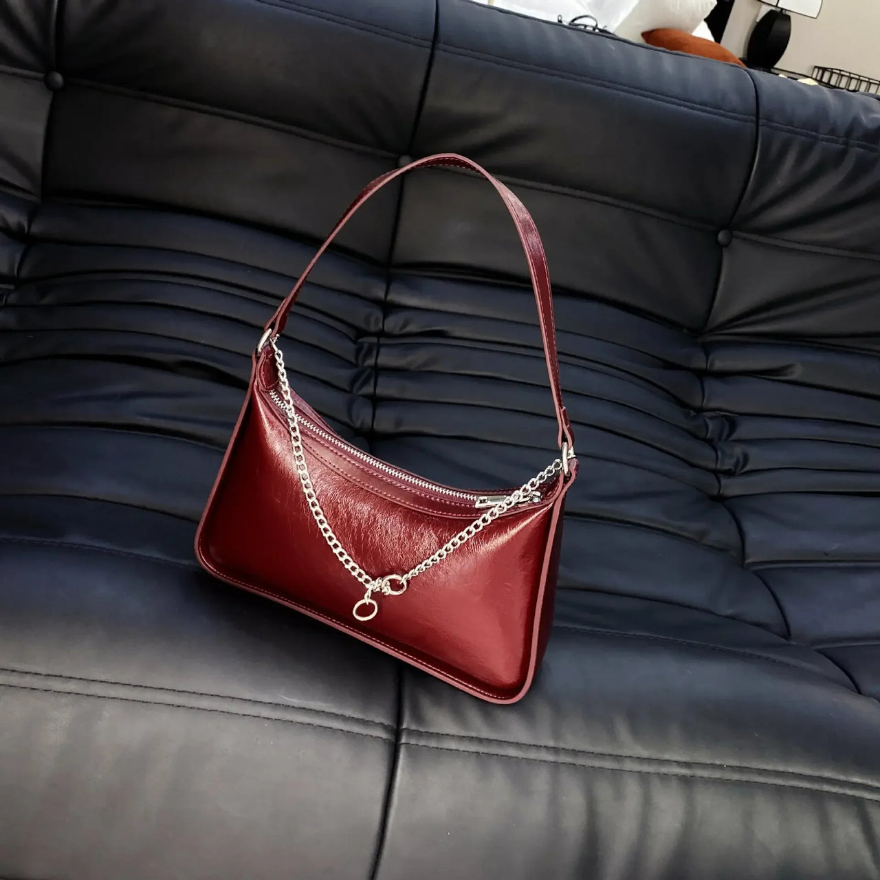 Cowhide Genuine Leather Handbag