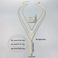Thumbnail for 3 Piece Set Stainless Steel V-shaped