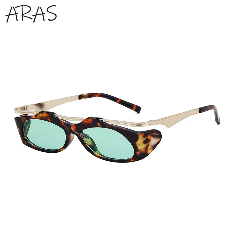 Small Oval Unique Shade Sunglass