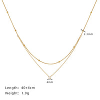 Thumbnail for Stainless Steel Exquisite Single Zircon Pendant