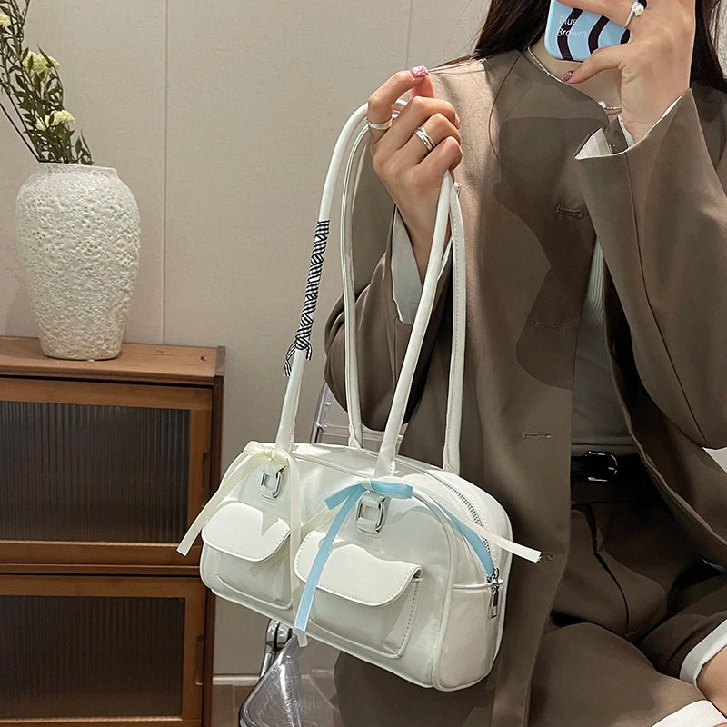 Designer Ribbon Underarm Bag
