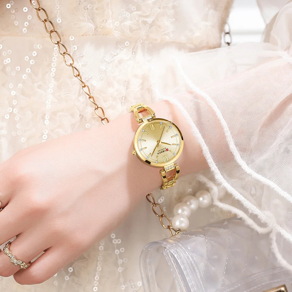 Rhinestones Stainless Steel watch