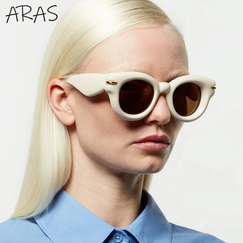 Inflated Round Sunglass