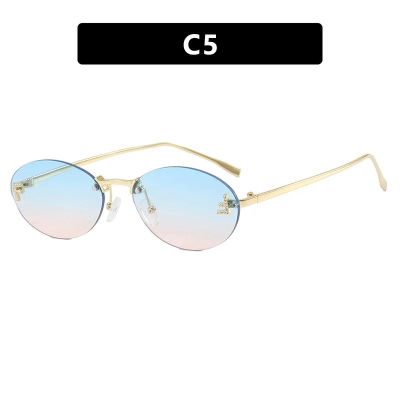 Luxury Rimless Sunglass