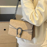 Thumbnail for Crocodile Skin Snakehead Bag